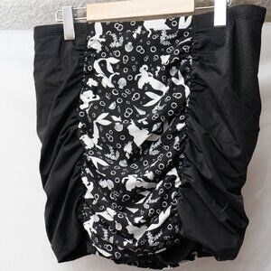 Torrid Disney Black/White Little Mermaid Women’s Swim Bottoms